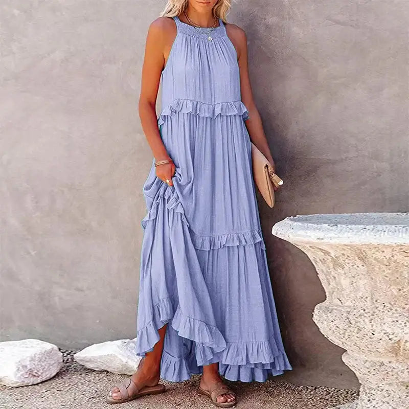 Celine - Vestido maxi de verano casual