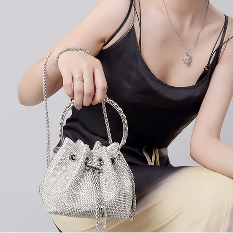 Alice - Bøttetasche mit Diamantspitzen