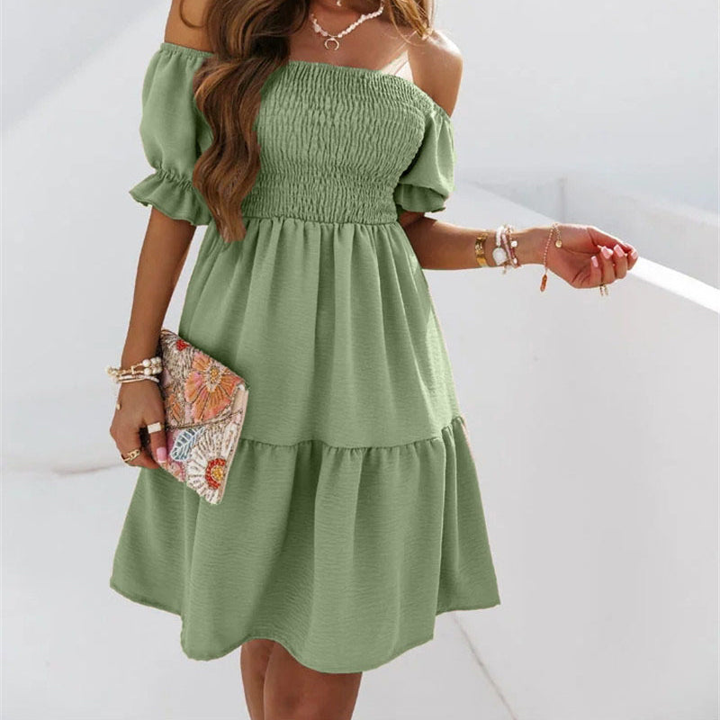 Diana - Vestido de un solo hombro Rygløs