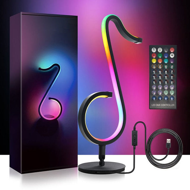 LumeTune - RGB LED Notenbordlampe mit Fernbedienung