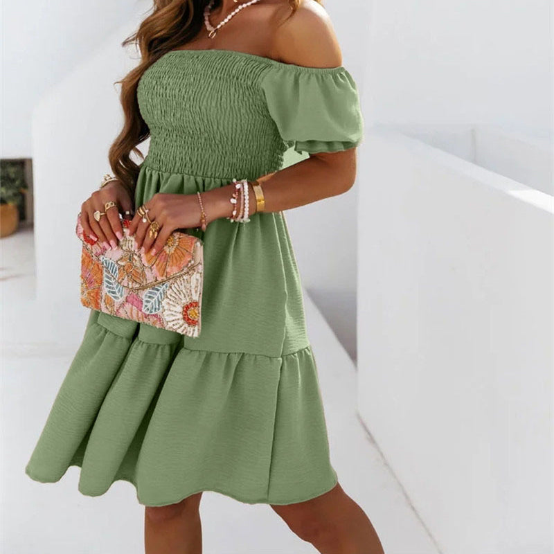 Diana - Vestido de un solo hombro Rygløs