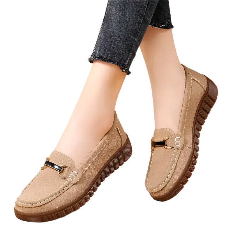Elena - Damen Loafers mit Schnallendetails