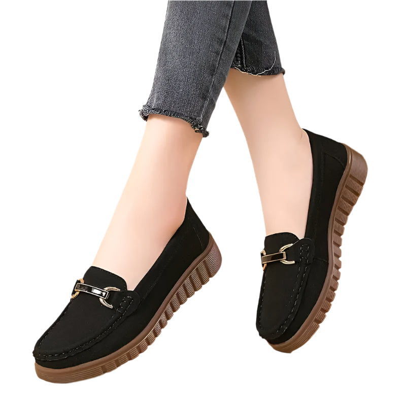 Elena - Damen Loafers mit Schnallendetails