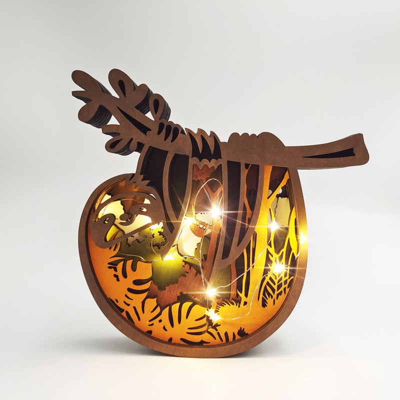 Everly 3D Handgefertigte Holztierskulptur – Einzigartige Kunstdekoration & Geschenk