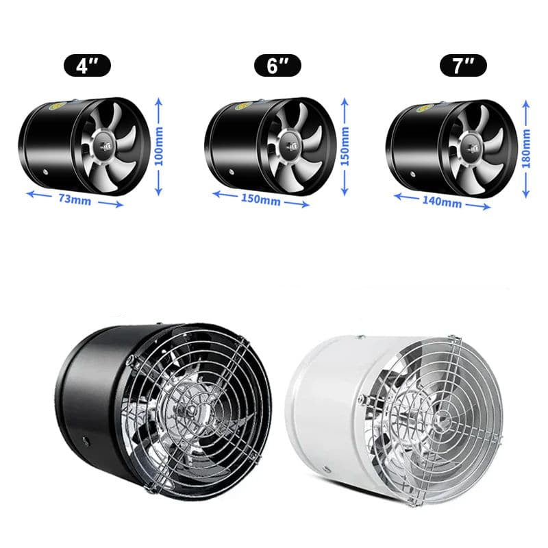 AeroBreeze - Zylindrischer Tischventilator mit Metallgitter