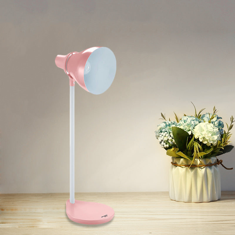 MacaronGlow – Tischlampe mit flexiblem Hornschirm