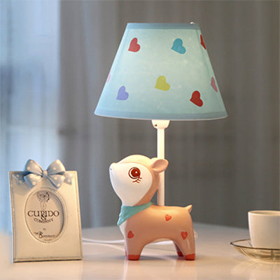 Deerina – Yndig rosa Sika-Reh Lampe