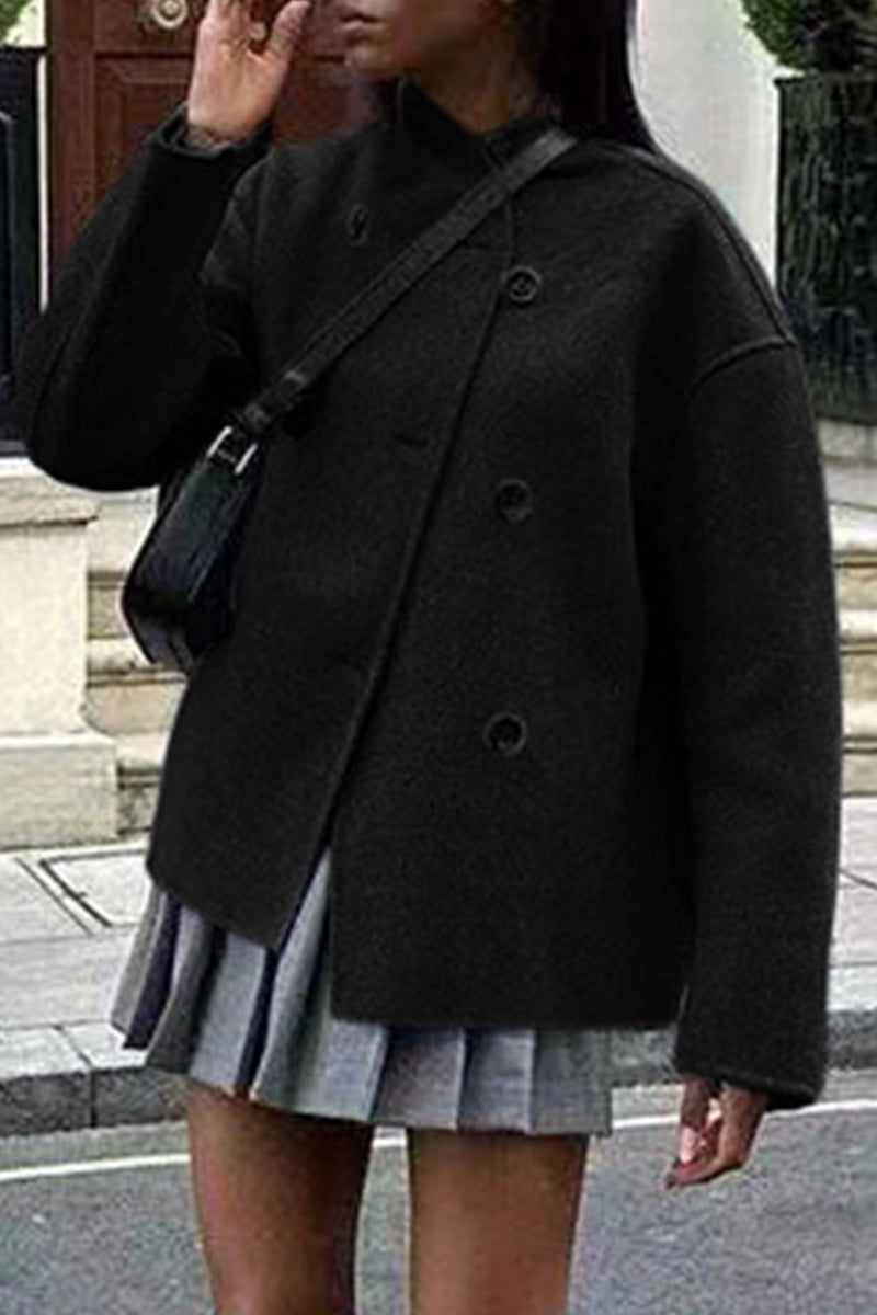 Celeste - Chaqueta elegante con cuello alto