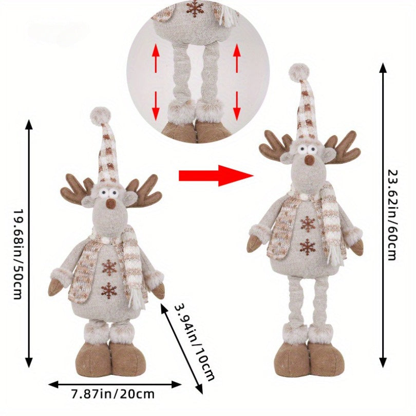 Urlaub | Sammelset Weihnachts-Schneemann und Rentierpuppe