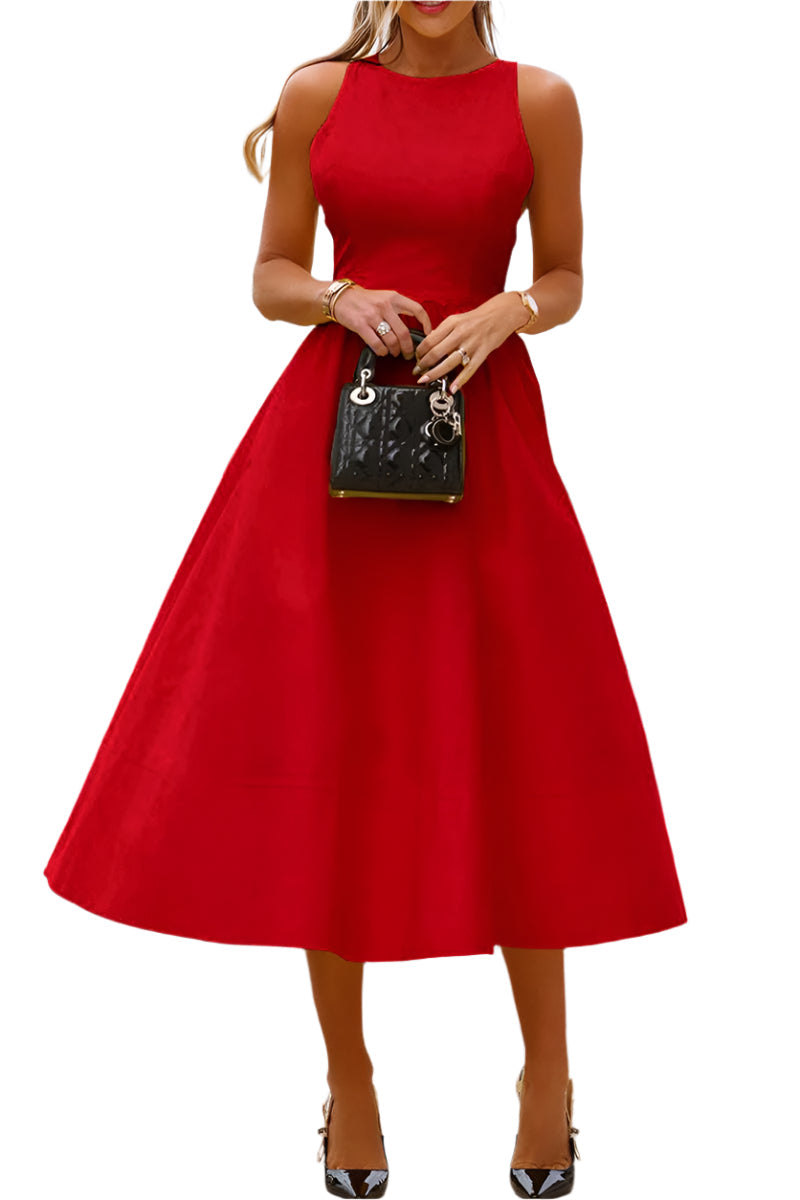 Luciana - Retro-inspirierte Elegante Midikleid