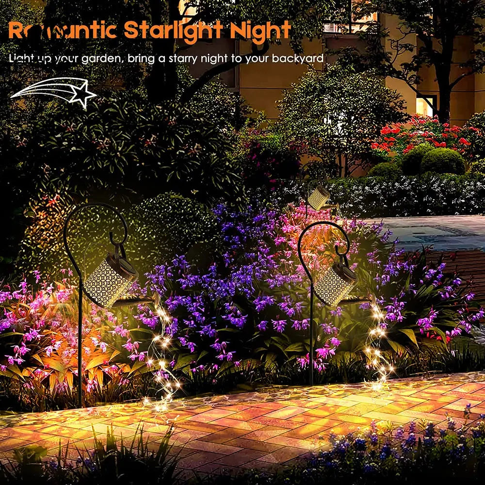 Arrosoir solaire avec lumière