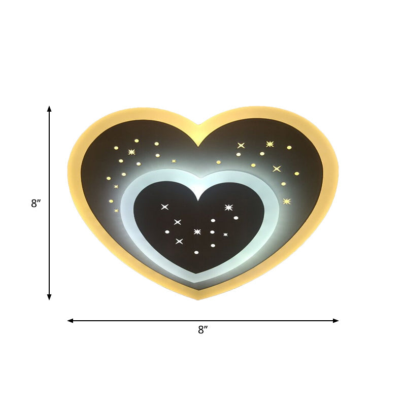 Celestia – LED Sternen-Wandleuchte aus Acryl