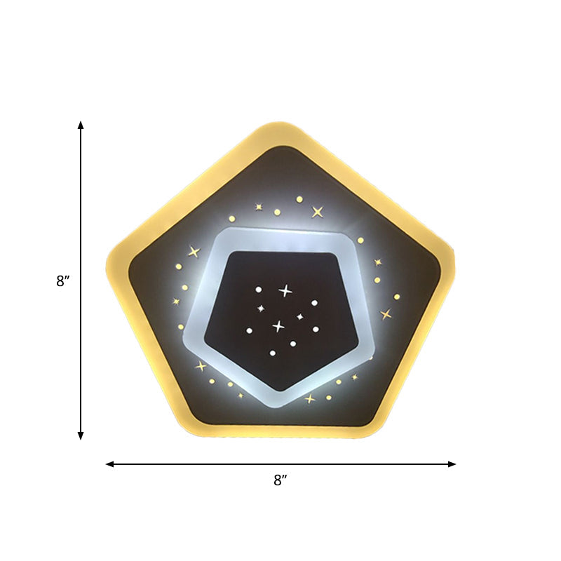 Celestia – LED Sternen-Wandleuchte aus Acryl