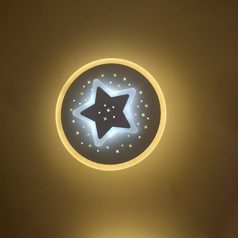 Celestia – LED Sternen-Wandleuchte aus Acryl
