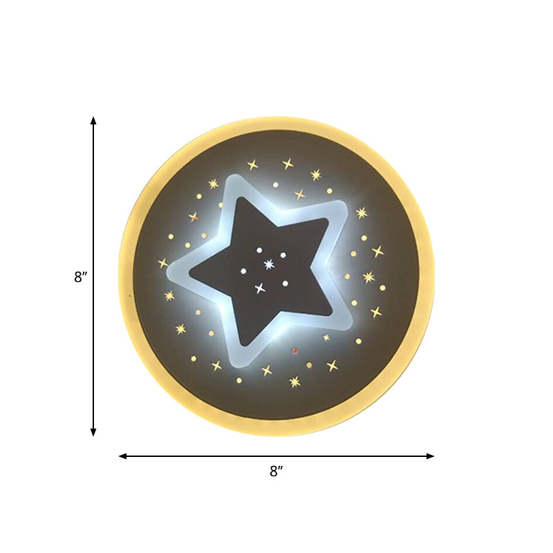 Celestia – LED Sternen-Wandleuchte aus Acryl