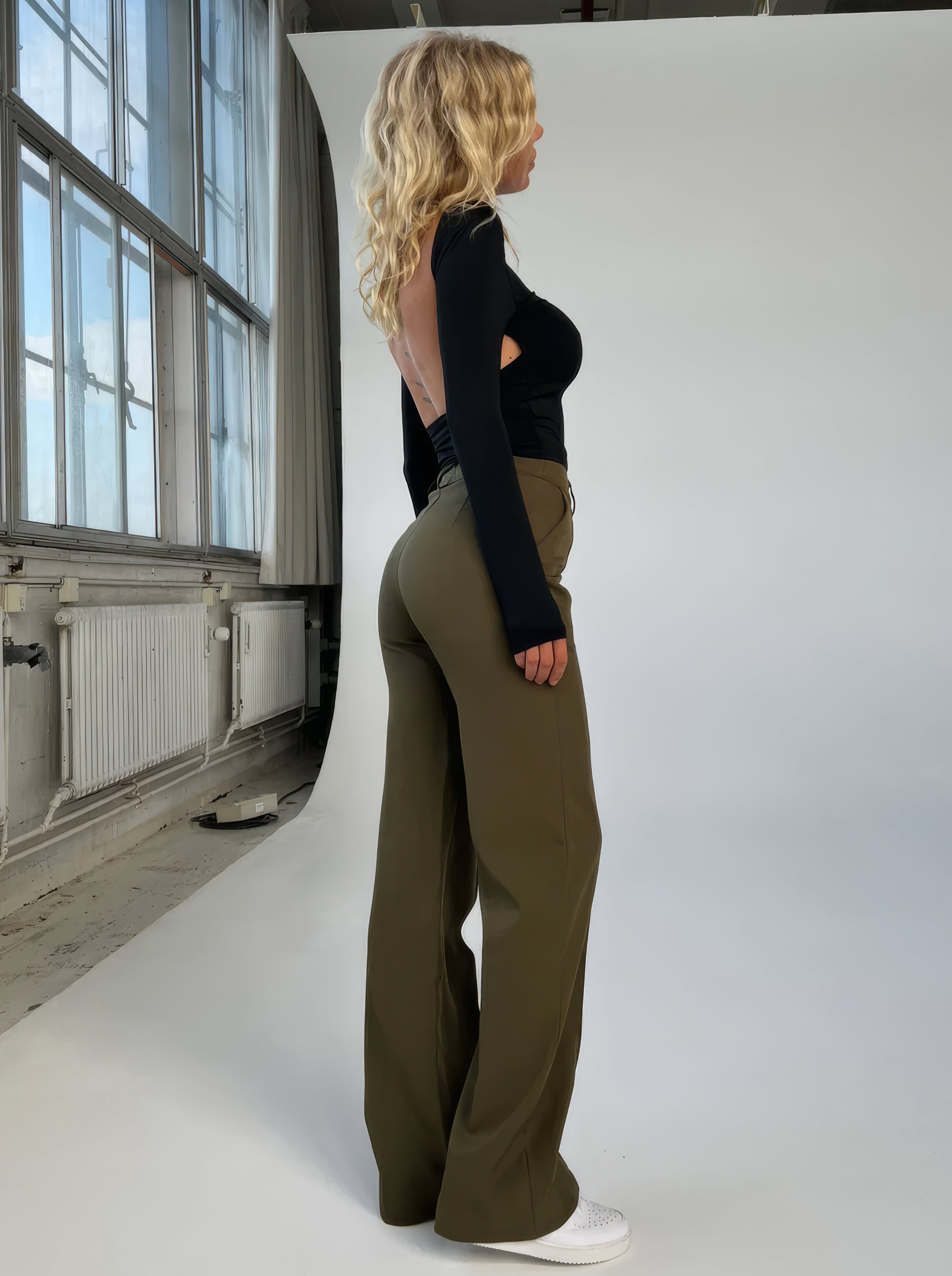 Lina™ | Stilfulde bukser med vide ben