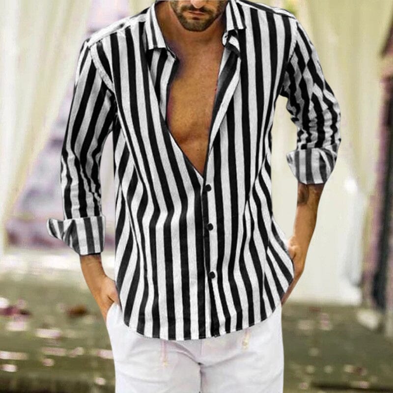 Laurence - Gestreiftes Sommershirt aus Baumwollmischung