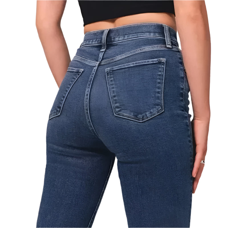 Valerie - Jeans clásicas de talle alto con pierna ancha