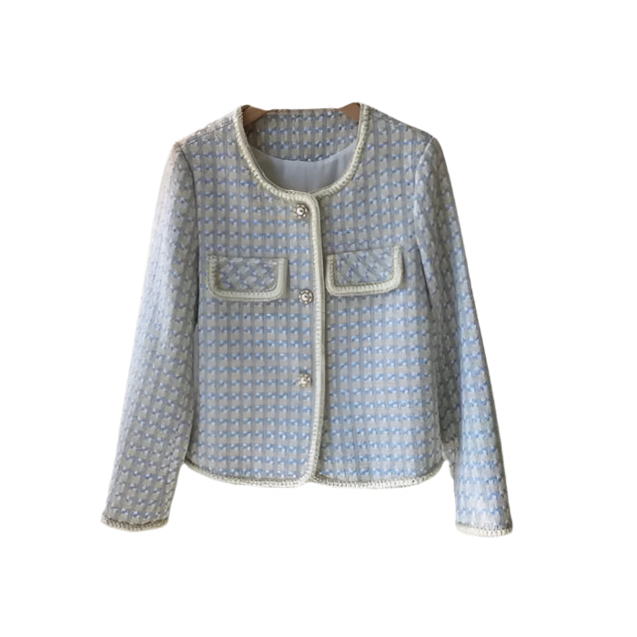 Alma elegante Damenjacke mit dekorativen Knöpfen und Taschen