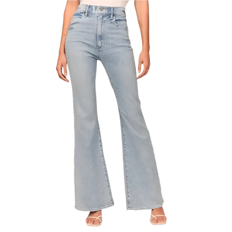 Valerie - Klassische Hochtaillierte Jeans mit Weite