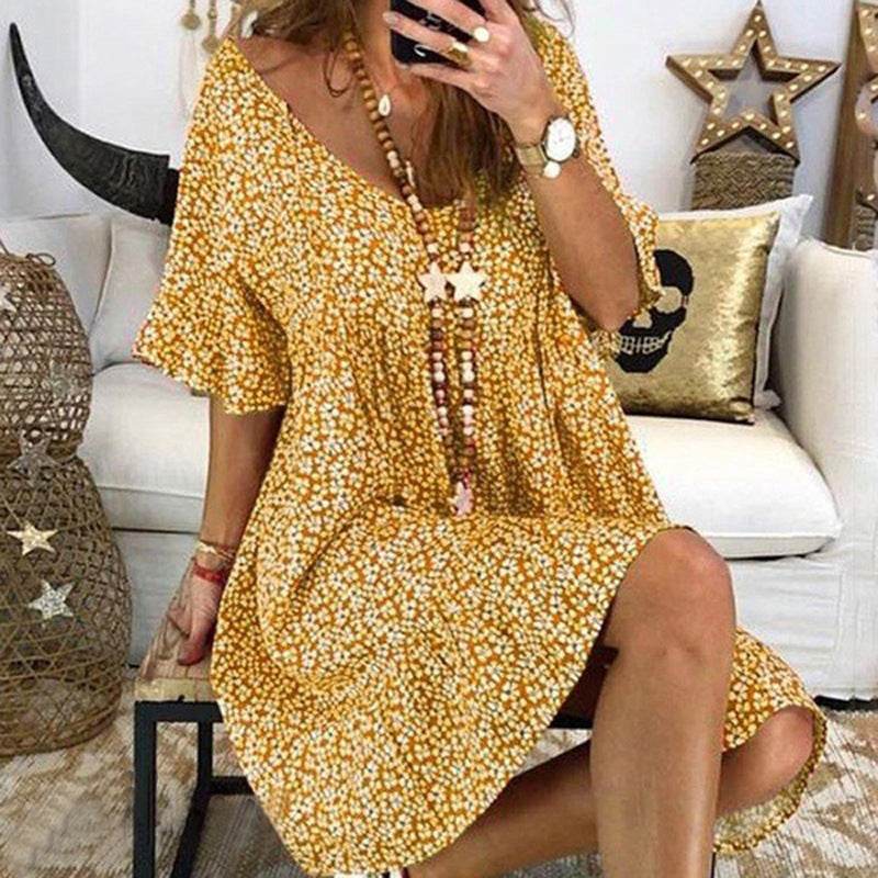 Dolly - Sommer Halbarmkleid