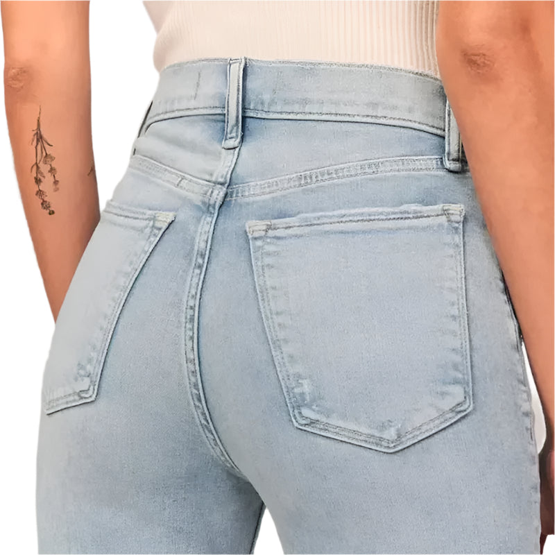 Valerie - Klassische Hochtaillierte Jeans mit Weite