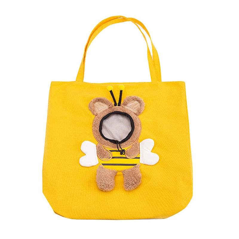 PetPouch - Süße Haustiertasche aus Leinen