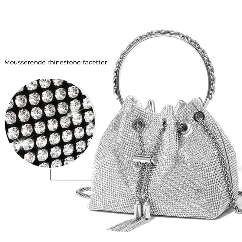 Alice - Bolso de cubo con puntas de diamante