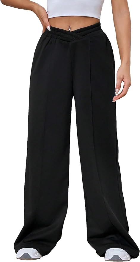 Solvej - pantalon femme à jambes larges