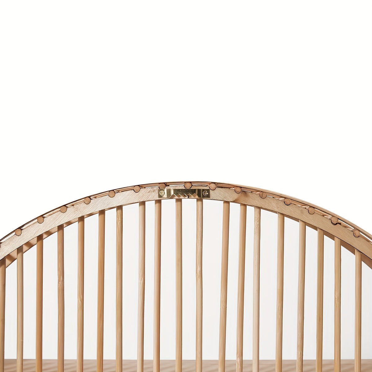 Bambloom - Runde Wandablage aus Bambus mit 2-stufiger Anzeige