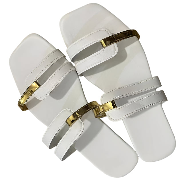 Miriam – Eleganti pantofole basse con punta aperta