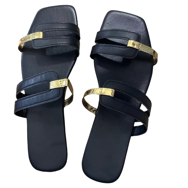 Miriam – Eleganti pantofole basse con punta aperta