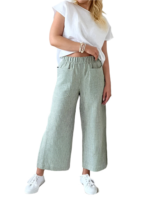 Elna – Pantalones cómodos con cintura elástica