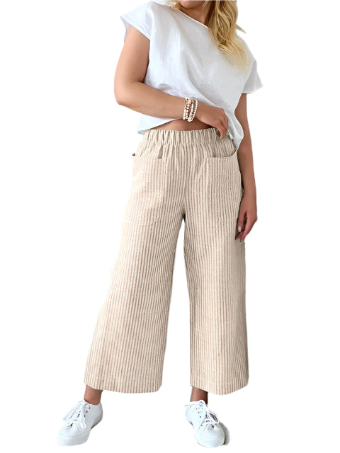 Elna – Pantalones cómodos con cintura elástica