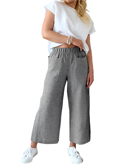 Elna – Pantalones cómodos con cintura elástica