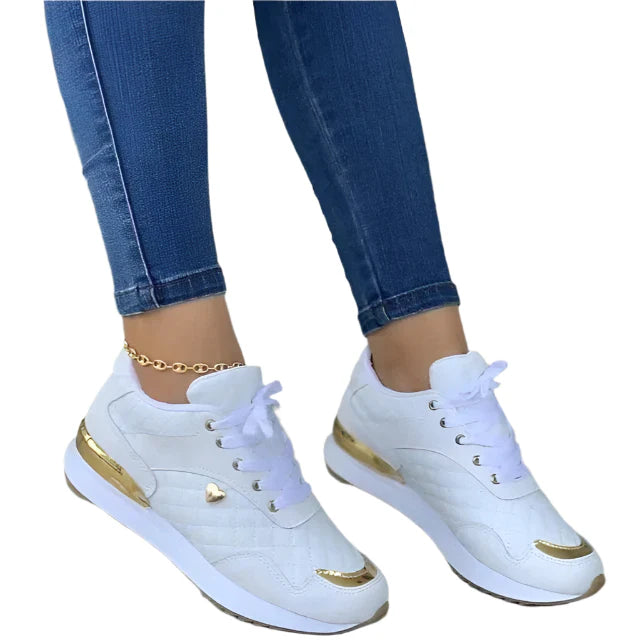 Kajaani - Slanke Gadesneakers mit Plattform