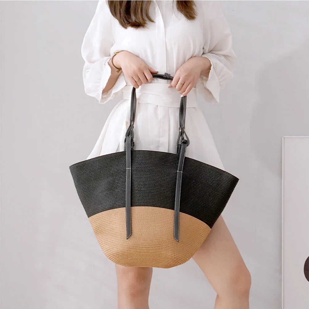 Frederica - Vielseitige Strandtasche aus Stroh