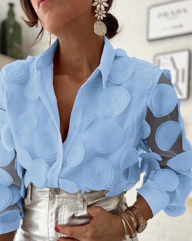 Melody - Camisa elegante con cuello