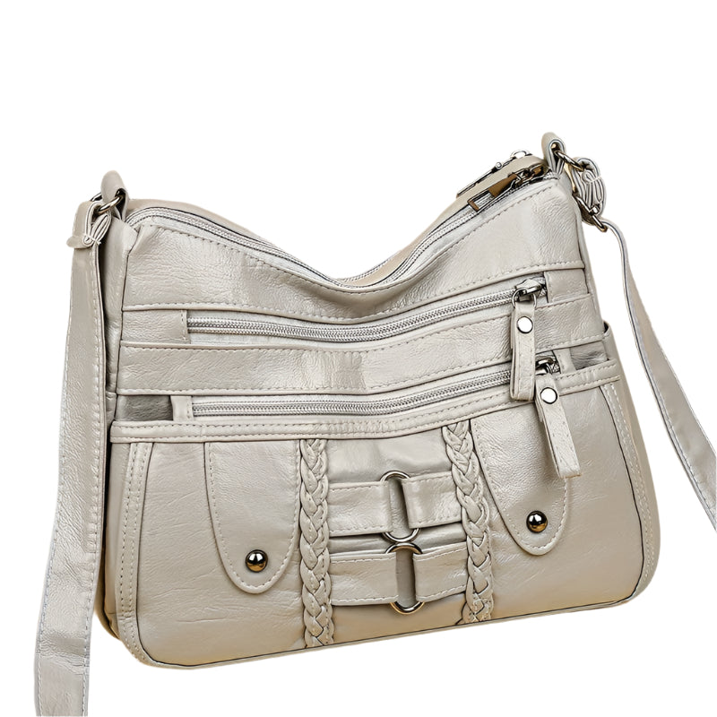 Maureen - Sac multi-lynlås moderne avec bandoulière réglable