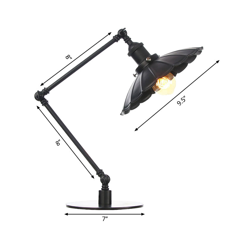 Lumineux - Vintage verstellbare Schreibtischlampe