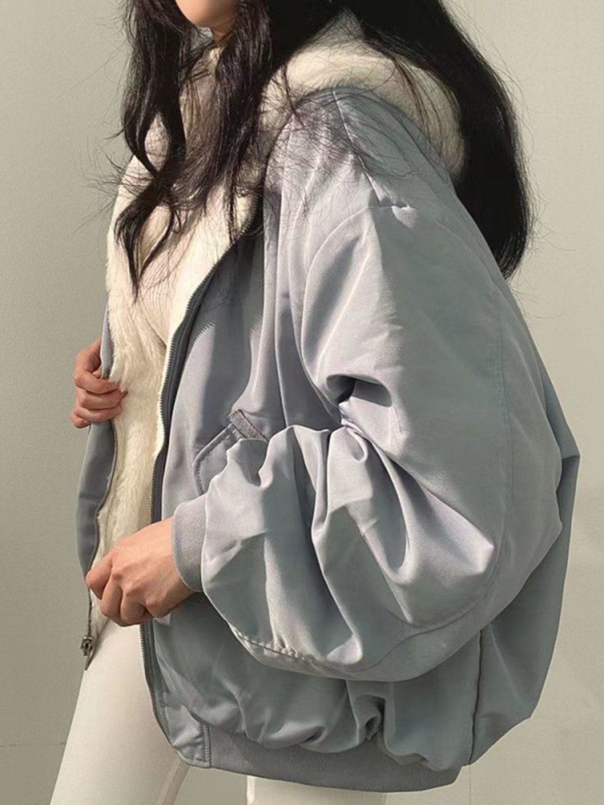 Helene - Bequeme agile Fleecejacke mit Kapuze