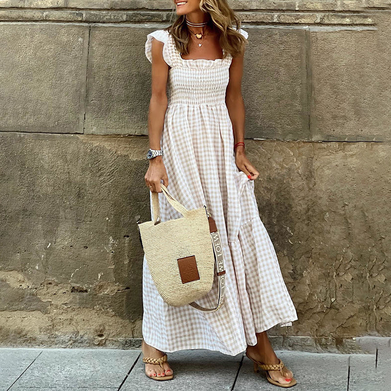 Sheila - Vestido blusón de red larga