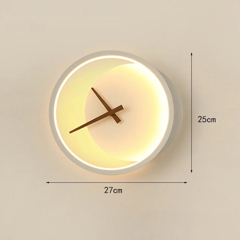 TimeGlow – Moderne LED-Wanduhr mit LED-Licht