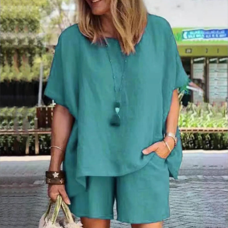 Lianna - Afslappet T-shirt og shorts