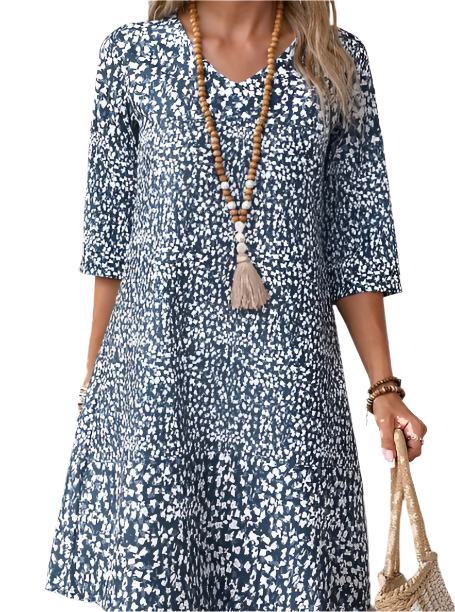 Via - Druckbedrucktes Kleid