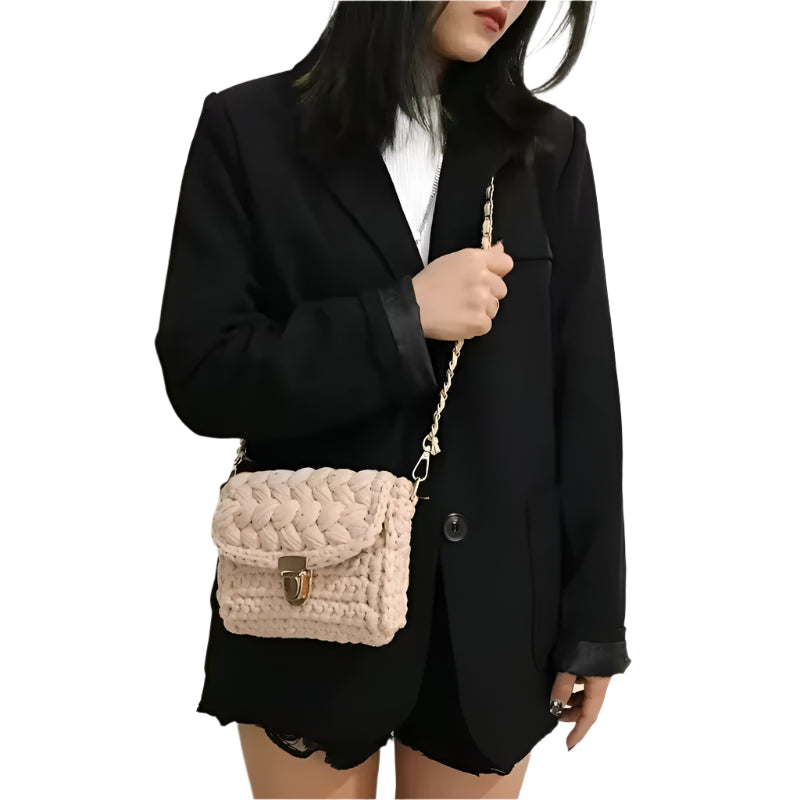 Akselina – Schultertasche mit verstellbarem Riemen und modernem Design