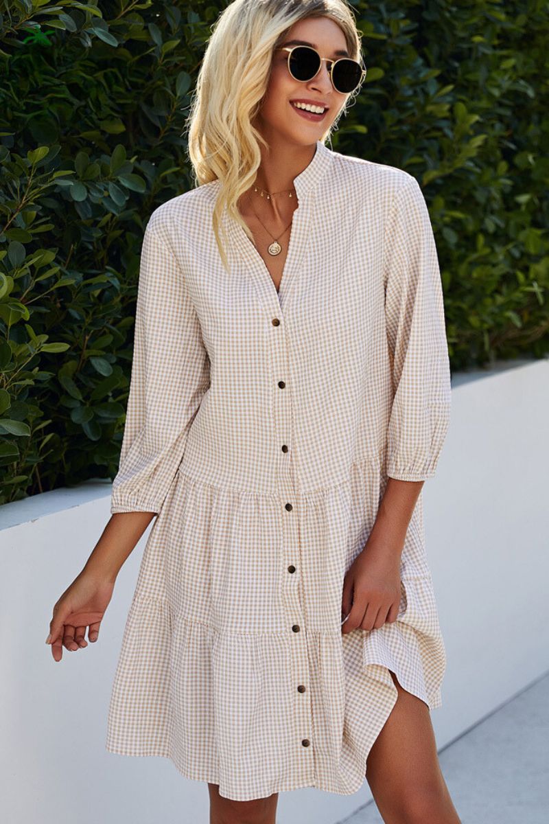 Mylie - Vielseitiges Button-Down Kleid
