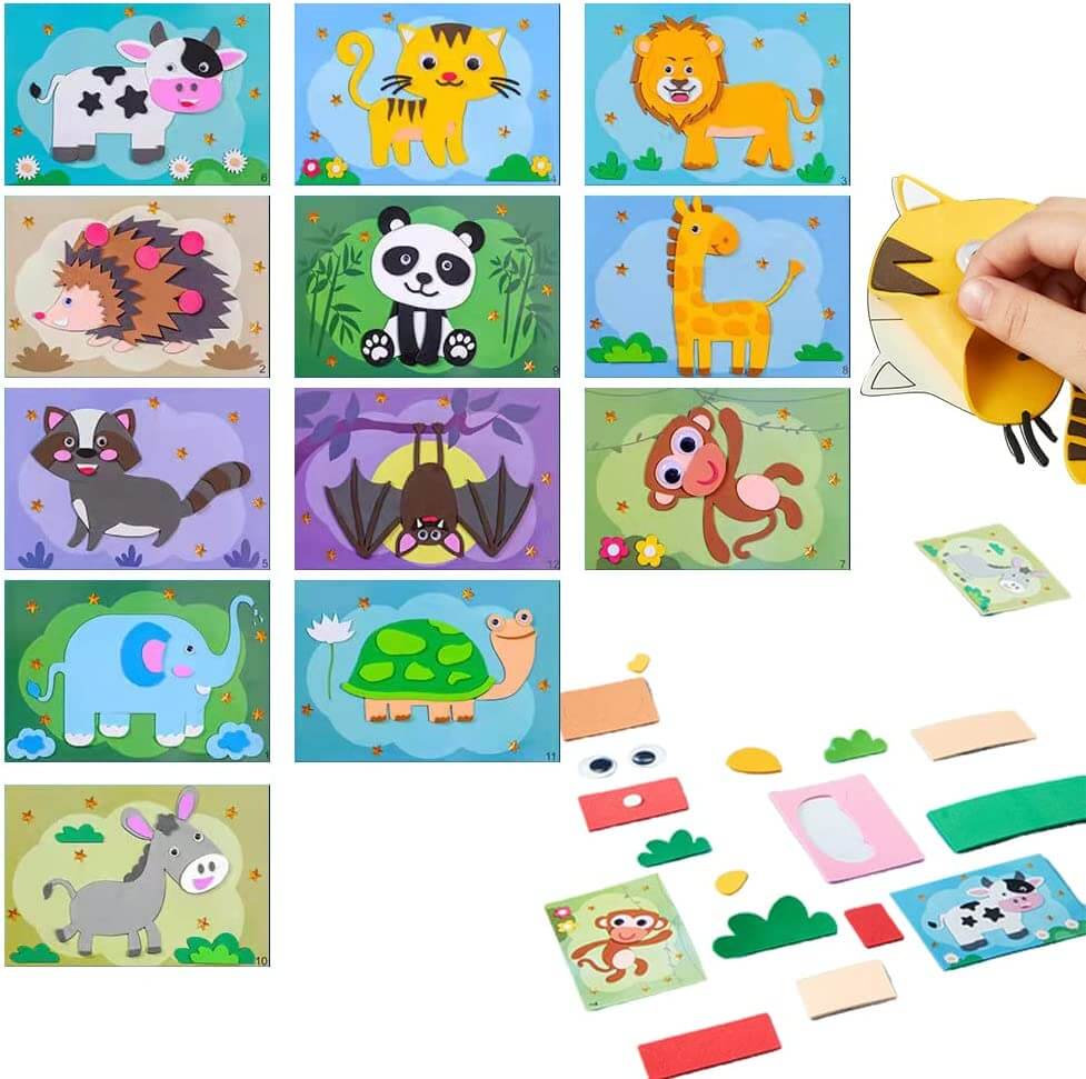 PuzzlePop - 3D Schaumsticker Puzzle für Kinder