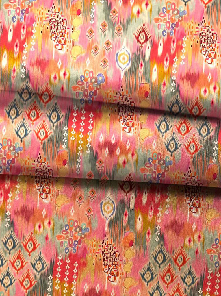 Top de verano con borde de flores Tessa y mangas tres cuartos – Camiseta elegante para mujer