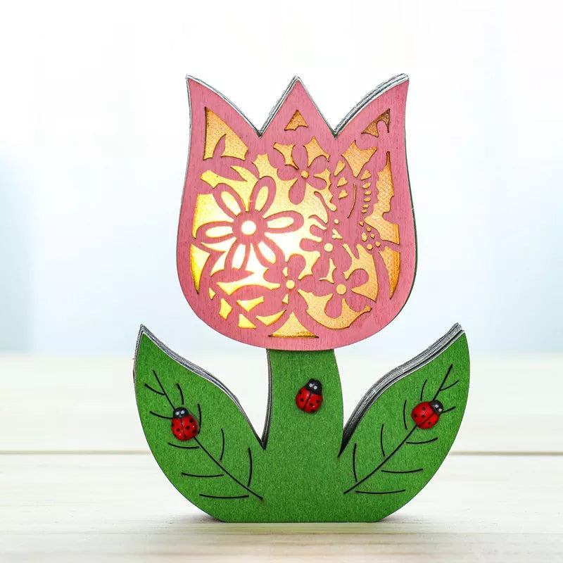 EasterGlow – Leuchtende laggedrehte Hasenfiguren mit sanften LED-Elementen